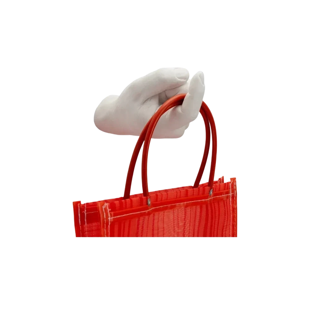 Areaware Reality Hand Hook C'mere – marble resin wall hook, cast from designer's hand with beckoning finger