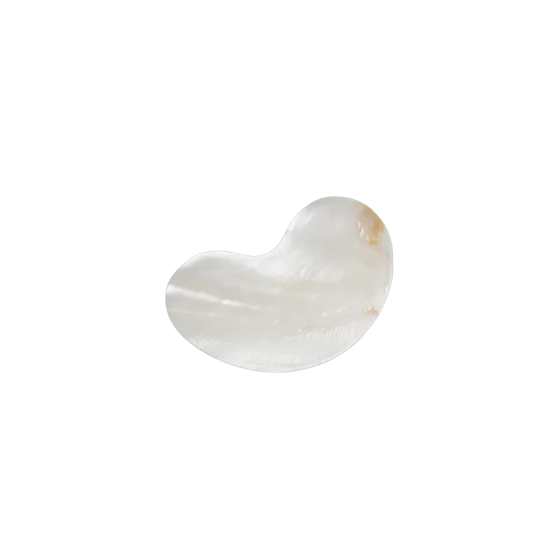 Gohar World Bean Dish Mother of Pearl – hand-carved shell dish, iridescent bean-shaped mother-of-pearl
