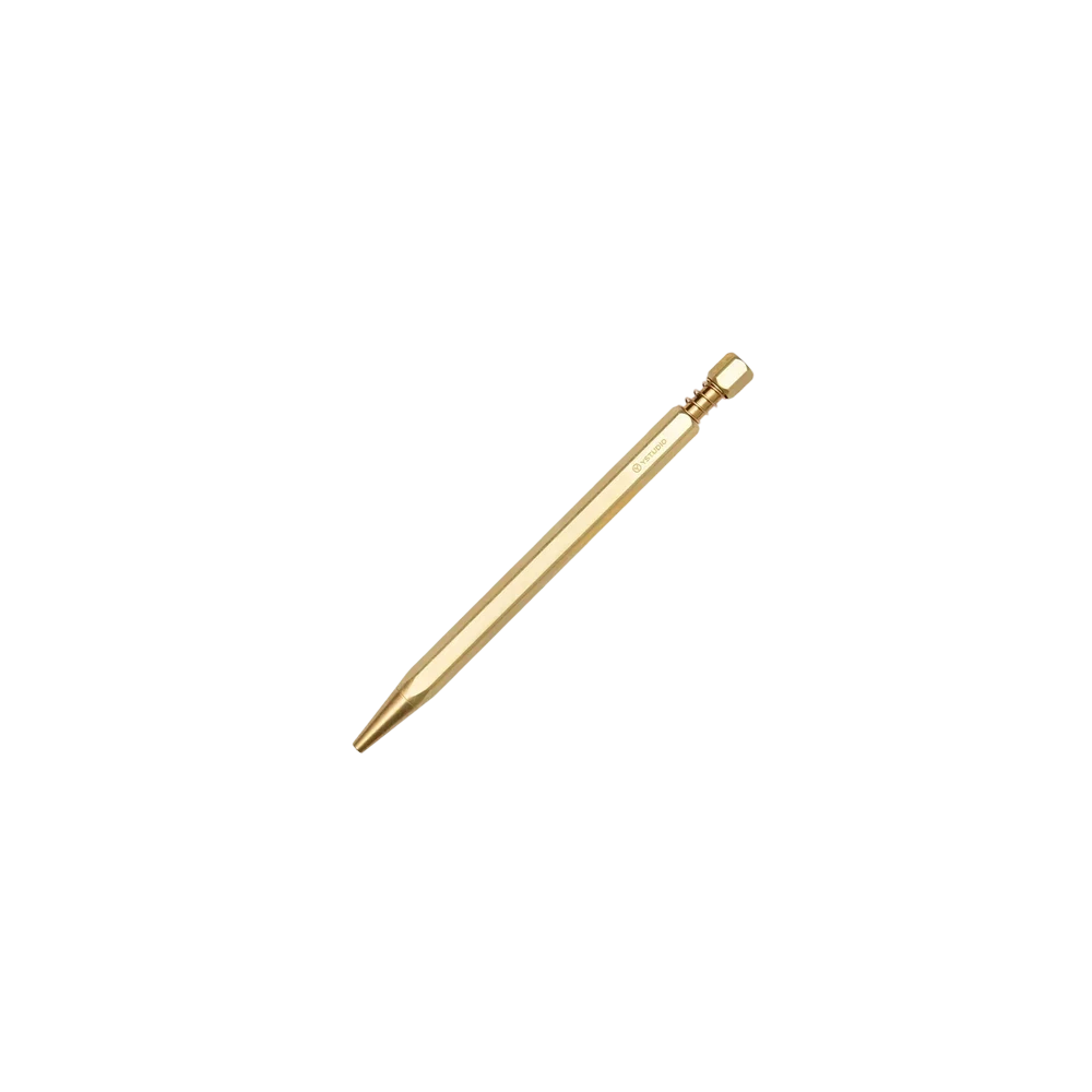 YSTUDIO Classic Revolve Ballpoint Pen (Spring) – Brass