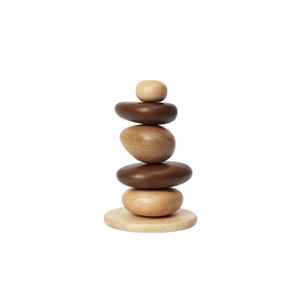 Ferm Living Pebble Blocks - Design-Forward Baby Toy