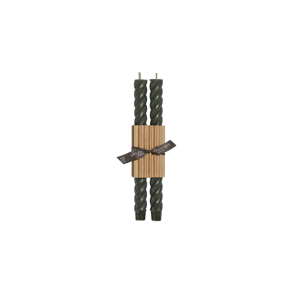 Greentree Home Candle Rope Tapers