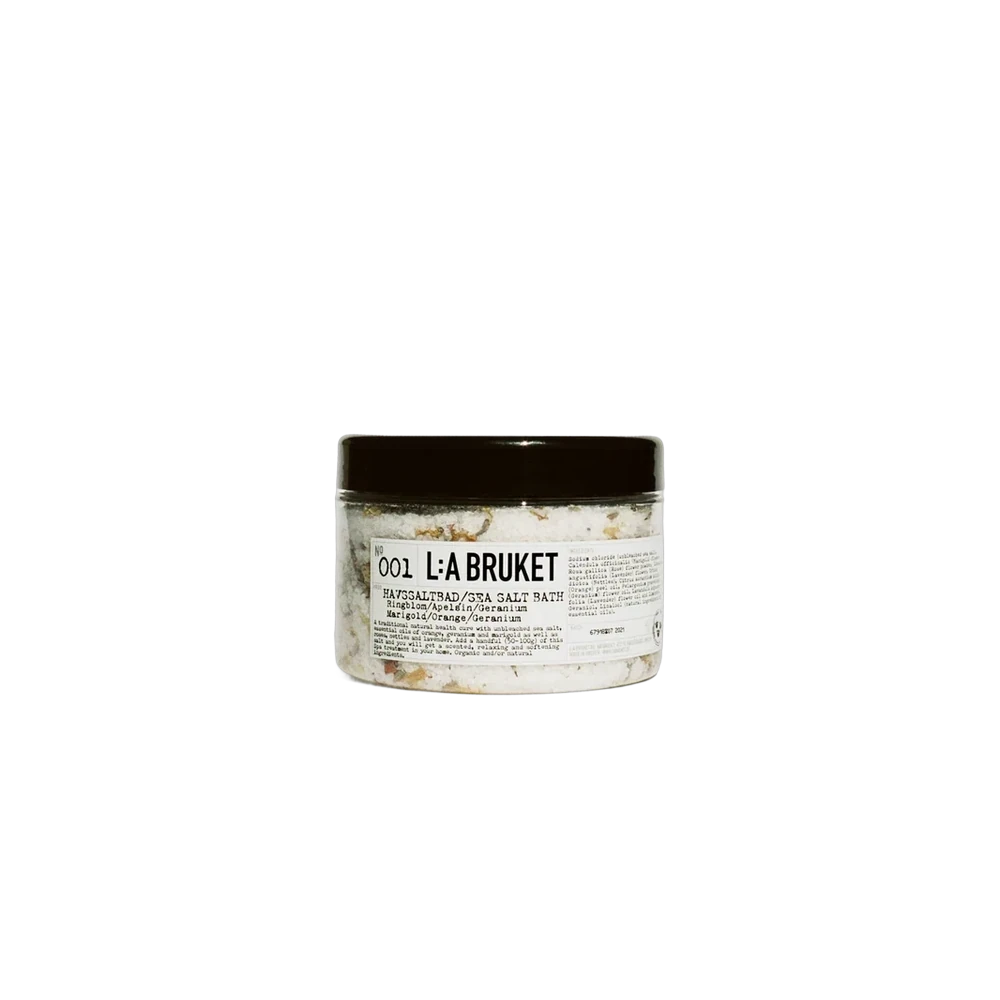 L:A Bruket 001 Sea Salt Bath (Marigold/Orange/Geranium)