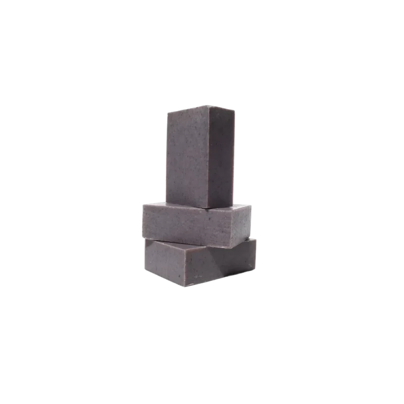 Mater Soap Holy Bar – cold-process artisan soap bars, stacked purple bars with natural alkanet root color and hand-cut edges