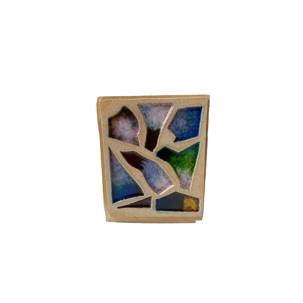 Morgan Peck Wide Mosaic Vase