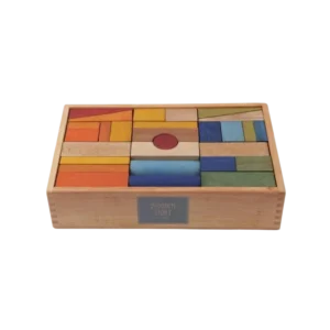 Wooden Story Rainbow Blocks in Tray XL
