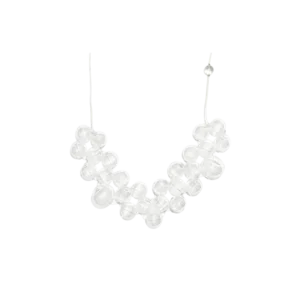 Glass Bubble Necklace (Transparent)