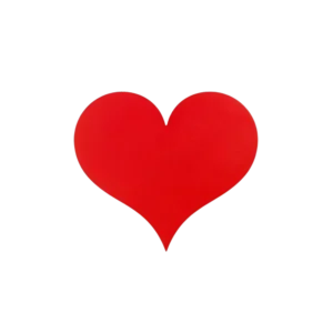 Vitra Metal Wall Relief Little Heart (Red)