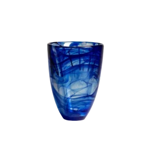 Kosta Boda Contrast Vase (Blue)