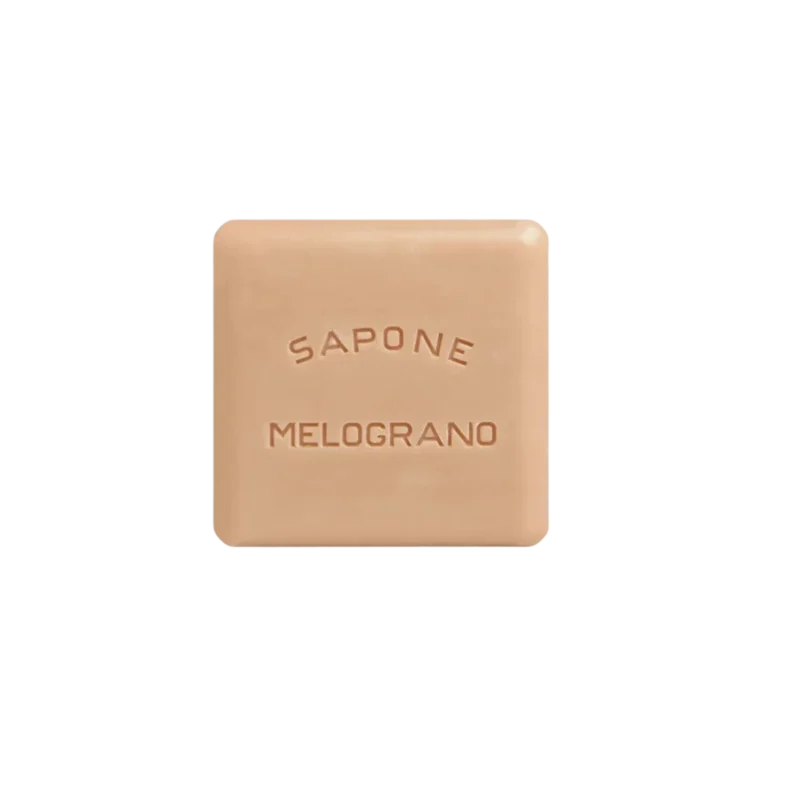 Santa Maria Novella Melograno Soap — triple-milled bar with embossed Italian lettering