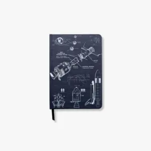 Atoms to Astronauts Space Exploration A5 Hardcover Notebook