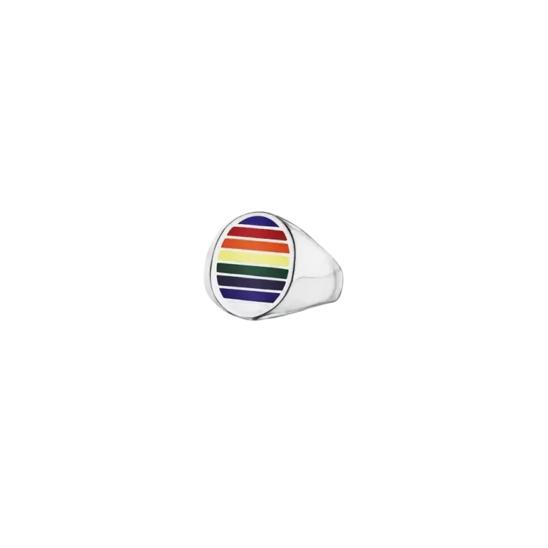 Rainbow Signet Ring
