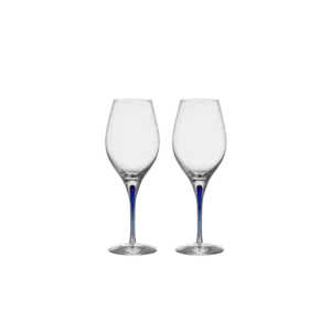 Orrefors Intermezzo Blue Balance Wine Glass (Set of 2)