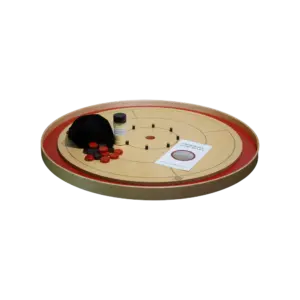 Red Tracey Tour Crokinole Board