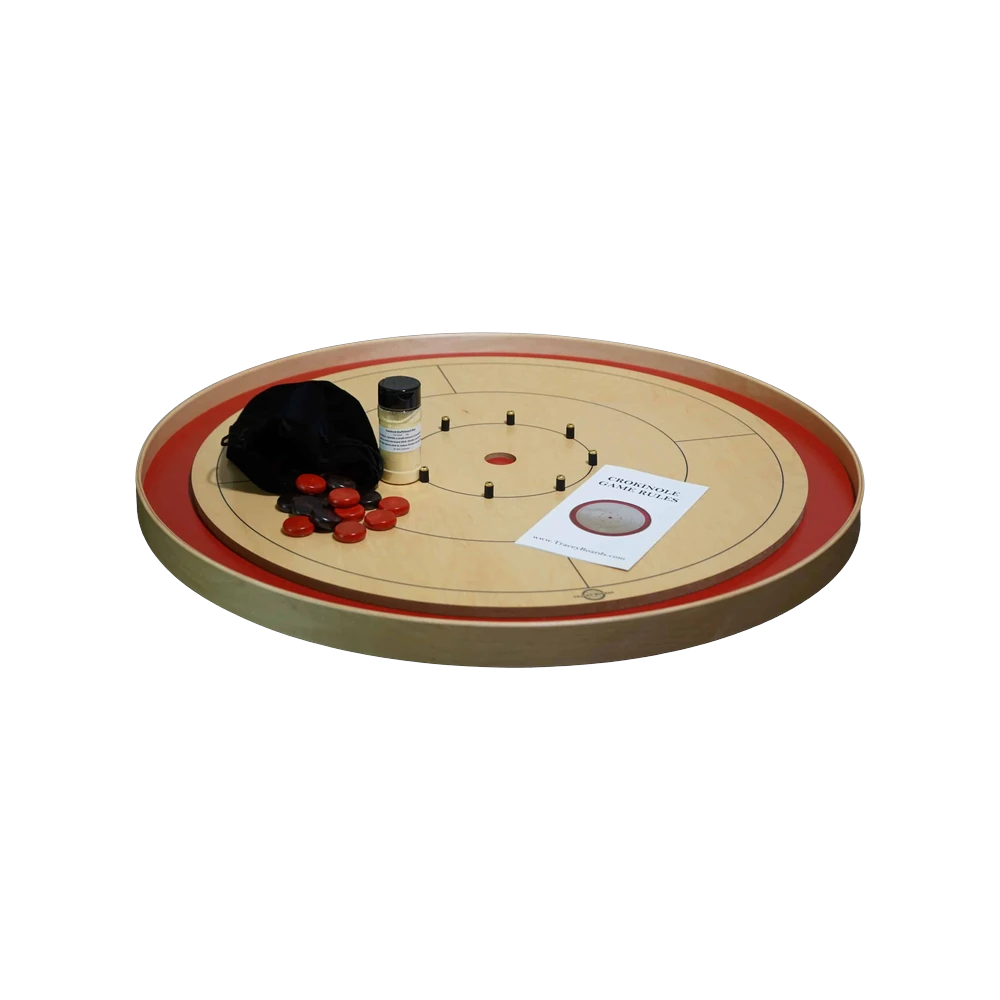 Red Tracey Tour Crokinole Board